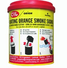  801 Orion Orange Floating Smoke Signal/95E Pull Cord Ignition