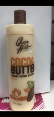 QUEEN HELENE KAKAOBUTTER HAND- UND KÖRPERLOTION FÜR TROCKENE HAUT - 16oz - SCHNELLER UK-VERSAND!!