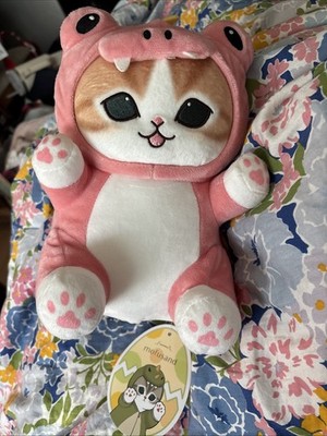 Cute Mofusand Cat in Kaiju Monster Nyan Pink Plush 9.8 in NWT
