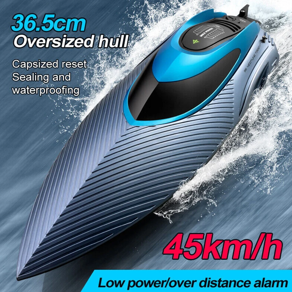 4DRC S3 45km/h RC Boot Ferngesteuertes Rennboot Speedboot Schiff KinderspielzeyL - Bild 4 von 4