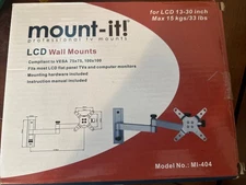 MOUNT-IT MI-405SB PROFESSIONAL MOUNTS 13"-30" LCD TV, MONITORS WALL MOUNTS NEW