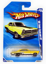 Hot Wheels 66 Ford Fairlane Gt 82240 - Yellow