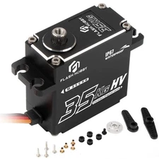 35KG Servo Coreless Servo Full Aluminum Case Waterproof IP67 High Voltage Servo