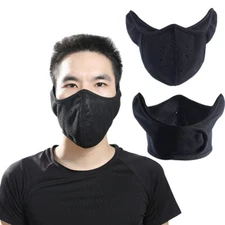Cold Weather Fleece Half Face Mask Winter Windproof Cover Scarf Warmer Women Men