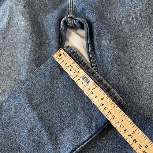 Levis 34x32 Mens 505 Jean Regular Fit Straight Leg - Picture 6 of 13