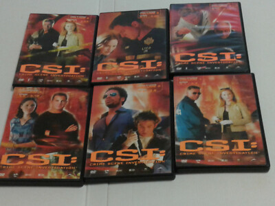 CSI CRIME SCENE INVESTIGATION - komplette Serie - Nr. 1-2-3-4-5-6 - ORIGINAL 3 STAFFELN 