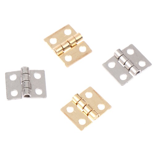 10pcs Brass Mini Door Hinge Simulation Folding For 1/10 RC Crawler Car - Picture 7 of 13