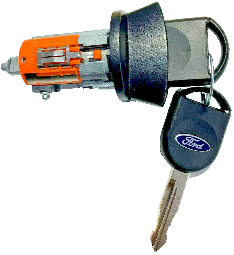 FOR SELECT FORD OEM IGNITION SWITCH LOCK CYLINDER W/2 TRANSPONDER BLUE LOGO KEY - Foto 6