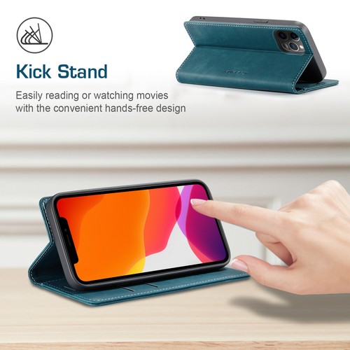 For iPhone 16 15 14 13 12 11 Pro Max XS Leather Wallet Case Magnetic Flip Cover - Picture 27 of 53