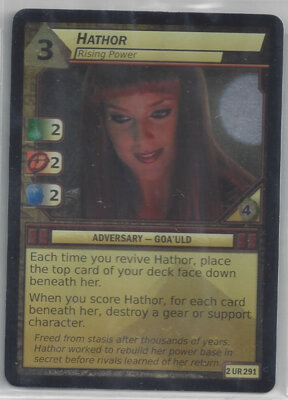 1x  Hathor Rising Power (Foil) - 2Ur291 - Ultra Rare Light Play System Lords
