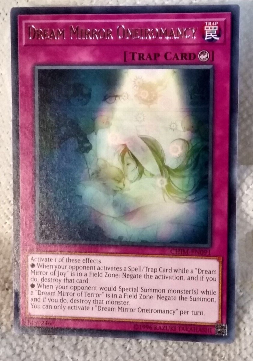 Dream Mirror Oneiromancy - CHIM-EN091 - Silver Foil lettering Yu-Gi-Oh card Dream Mirror Oneiromancy - CHIM-EN091 - Silver Foil lettering Yu-Gi-Oh card
