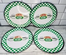 Friends TV Series Central Perk Green Melamine 10" Dinner Plates Set of 4