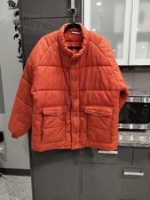 Vintage King Louie Pro Fit Puffer Jacket Size XL 48-50 Orange USA Made