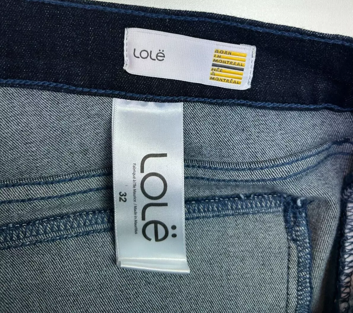 lole waterloo stretch skinny denim pants