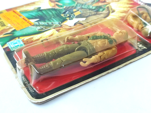 Hasbro Gi Joe 1983 - primer sargento - tarjeta de melocotón Duke V1 - Moscú + estuche de acrílico - Imagen 7 de 19