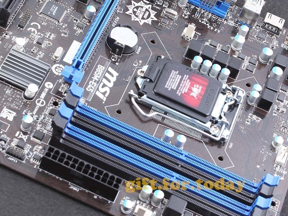 Original MSI B85M-E45 Intel B85 Motherboard LGA 1150 DDR3 SATA
