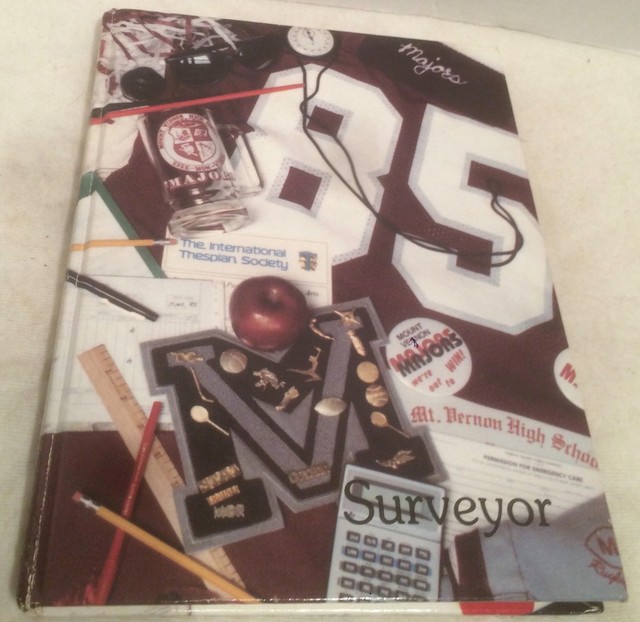 Mount Vernon High School Yearbook 19851986 Virginia eBay