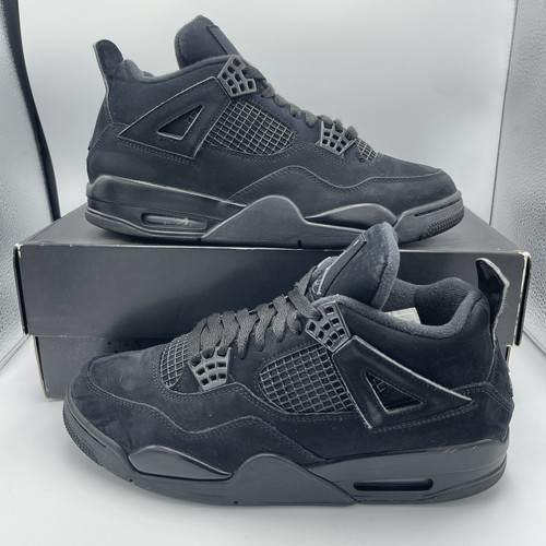 Size 9.5 - Nike Air Jordan 4 Retro Black Cat 2020 Men's Shoes