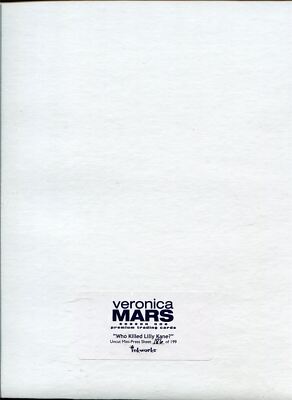 ''Veronica Mars Staffel 1 ''''Wer hat Kane getötet?'''''' Ungeschnittenes Mini-Pressblatt Ltd/199