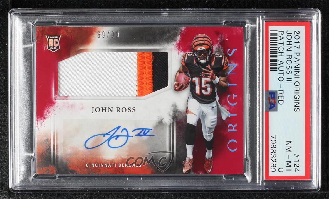 John Ross Panini Origins #124 Patch Autograph-Red