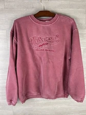 Universal Studios Hollywood Sweatshirt Size M Red Embroidered