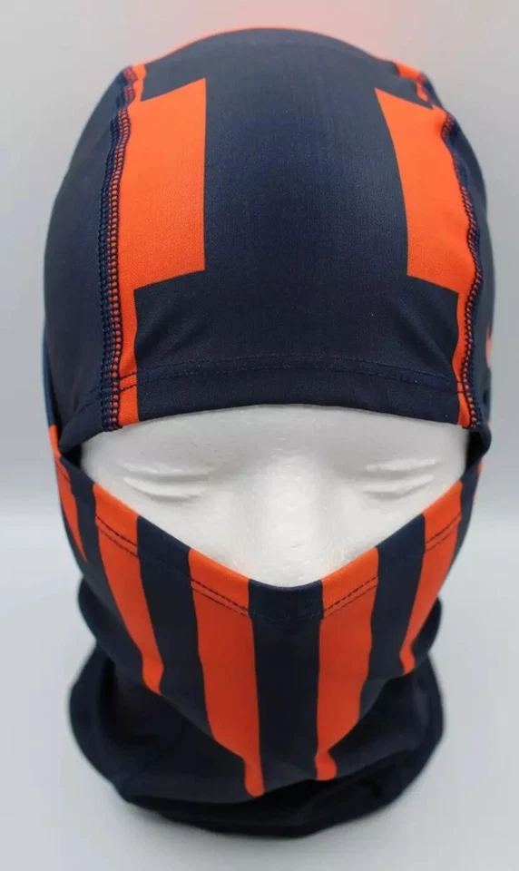 Nike Illinois Therma-Fit Capucha Adulto Pasamontañas NCAA Universidad Azul Marino/Equipo Naranja Foto 4 de 4