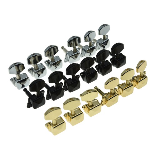 KAISH 3L3R Semi Closed Guitar Tuning Keys for Acoustic/Electric Guitars Chrome - Picture 10 of 10