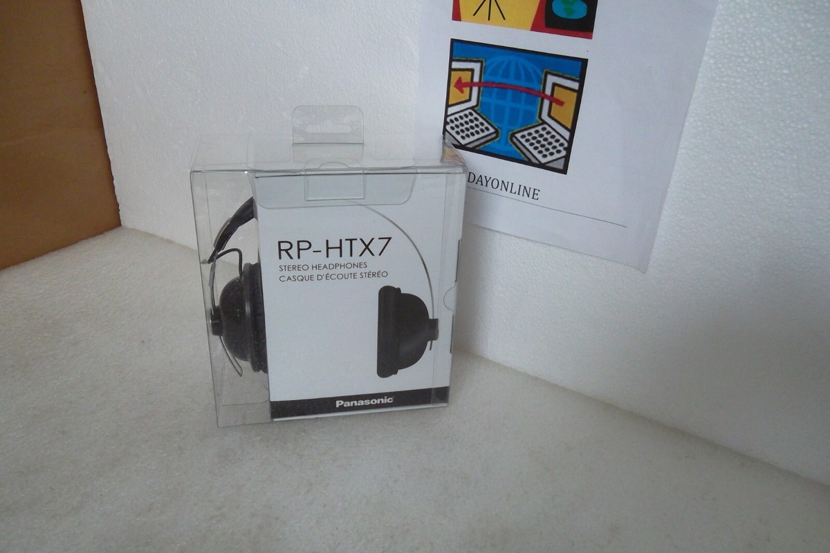 Panasonic RP-HTX7 Over-the-Ear Monitor Stereo Headphones 40mm Drivers OEM  NEW