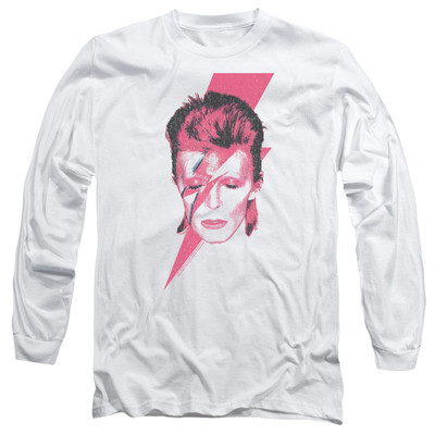 DAVID BOWIE ALADDIN SANE Licensed Men's Long Sleeve Graphic Tee Shirt SM-3XL 