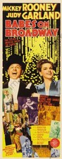 Babes On Broadway Movie Poster Insert 14x36 Replica