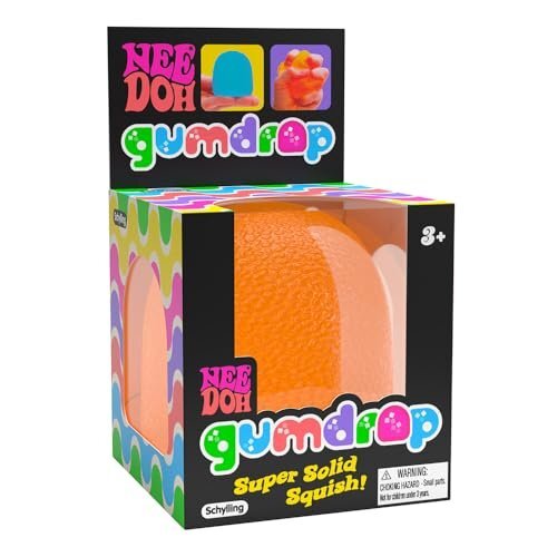 Juguete sensorial inquieto Schylling NeeDoh Gumdrop - bola de estrés suave, colores surtidos - Imagen 1 de 4