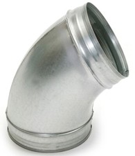 Spiral Duct B60 Bend (60°) - Metal Elbow Bend, Ventilation, HVAC, Extraction