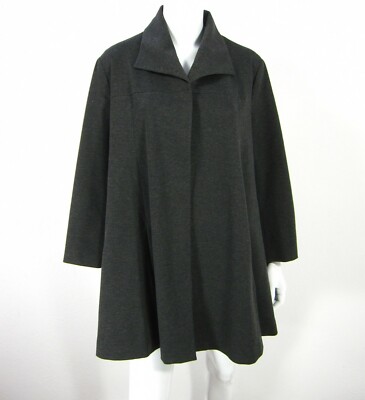 Spiegel SIGNATURE luxury COLLECTION NWT PONTE Knit Jacket Blazer Size 16 Gray 