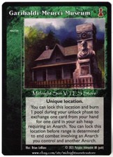 Museo Garibaldi-Meucci Nueva Sangre V:TES VTES Vampiro CCG