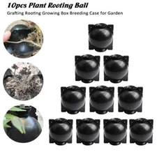 10x Plant Grafting Rooting Devices Box High Pressure Propagation Ball M 8cm N393