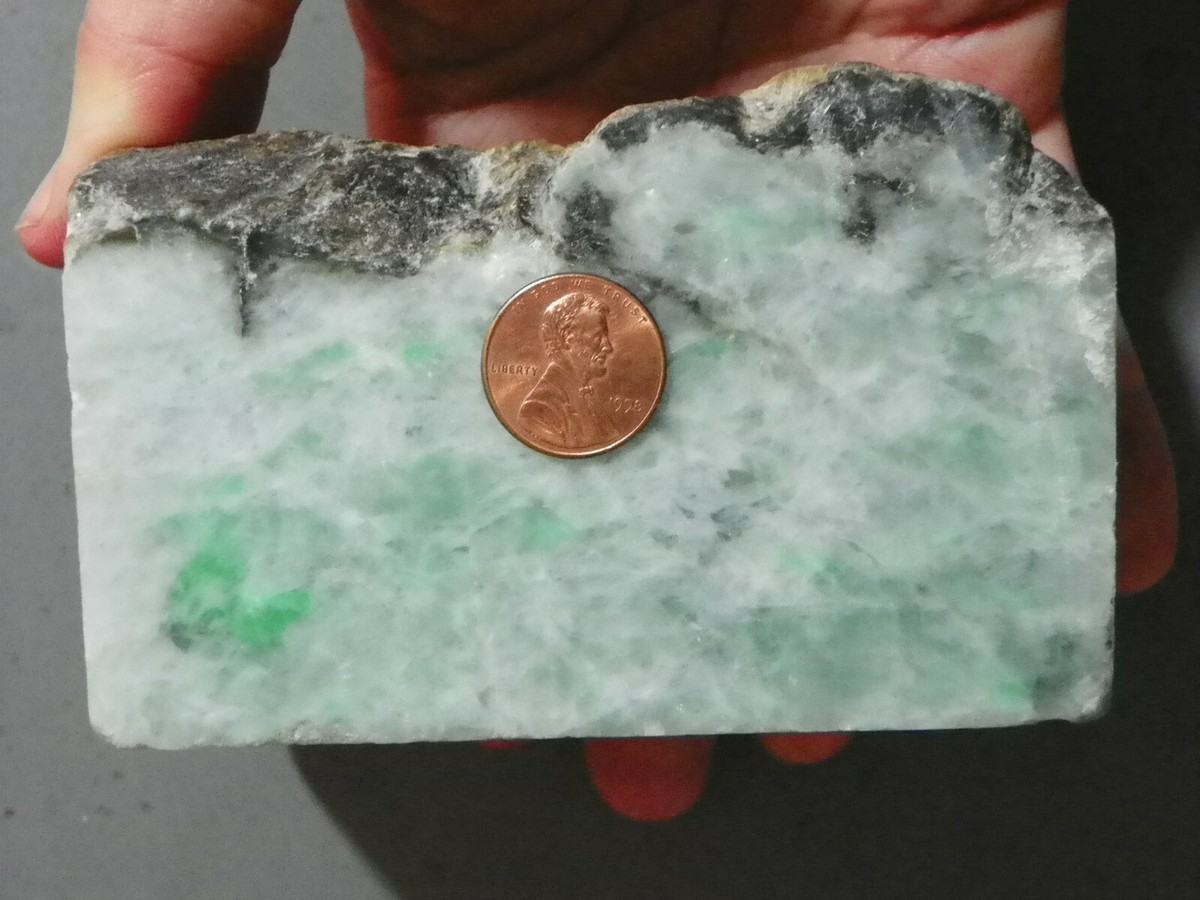 Rough Imperial Jade DARK IMPERIAL GREEN Rough Jadeite Jade