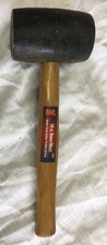 double faced 16 ounce rubber mallet. new