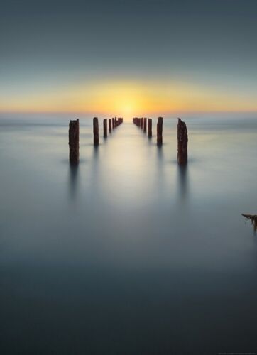 Bedroom WALLPAPER Wall Mural "sea Infinity" photomural picture beach sea fog - Picture 5 of 7