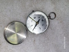 Vintage WW II German Military Hunter Case Pocket Compass