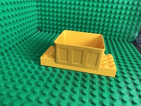 Lego Duplo Replacement Part Deluxe Train Thomas 5554 Bright YELLOW LOADING CHUTE