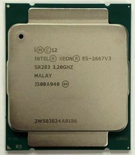 Intel Xeon E5-2667 V3 CPU 8-Core 16-T 3.2 GHz 20M SR203 LGA2011-3 Processor