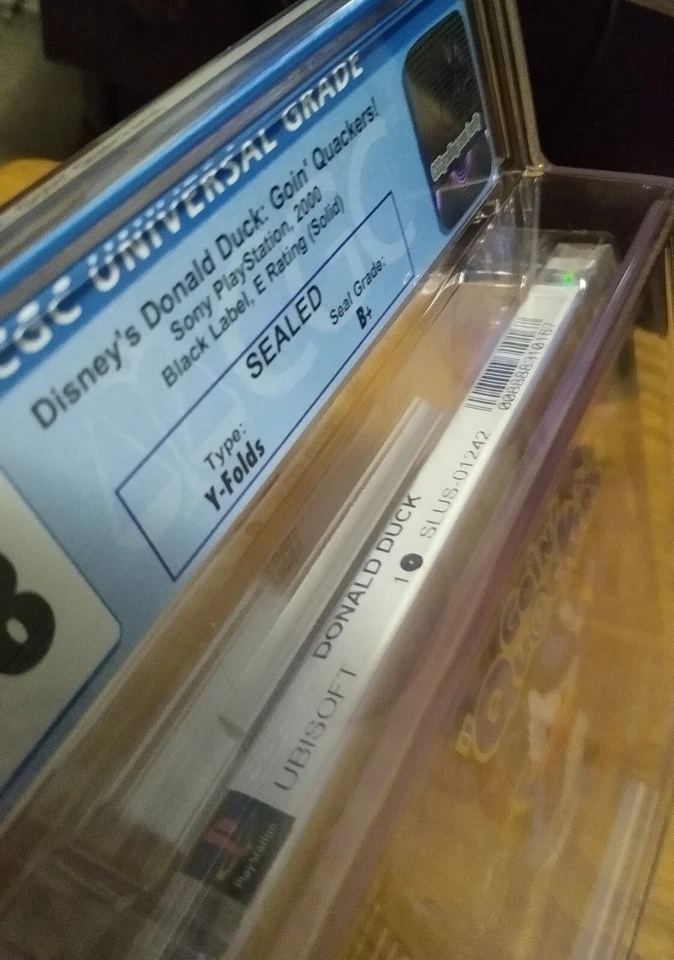 Disney's Donald Duck: Goin' Quackers (Sony PlayStation 1, PS1, 2000) CGC 9.8 B+ - Image 3 of 4