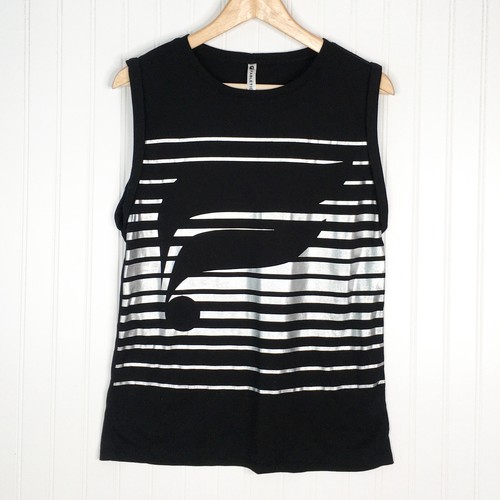 Fabletics by Kate Hudson Women's F Logo Mckinney Muscle Tank Tee Size Small