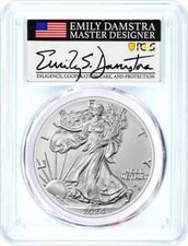 2012 $1 Silver Eagle First Strike (Regular Strike) Silver Eagles