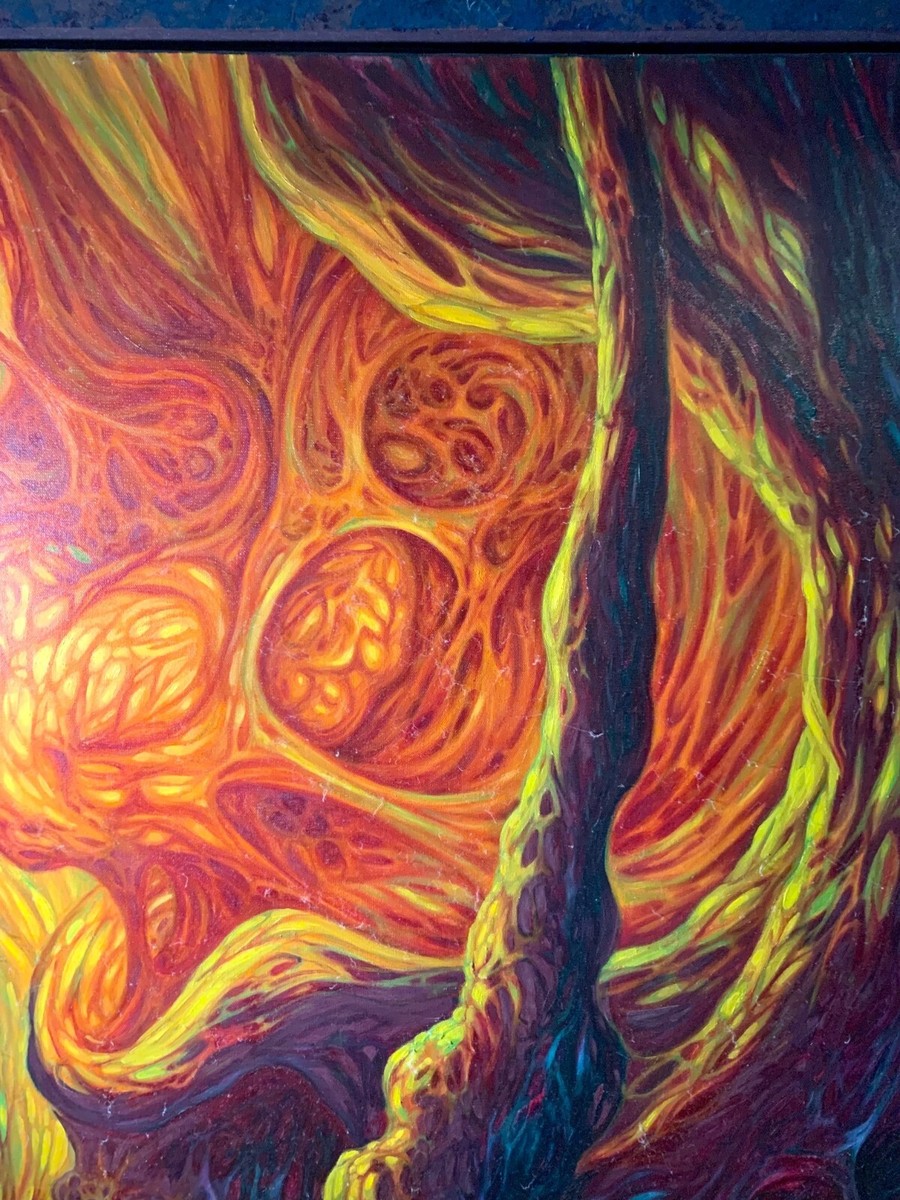 🔥🐇GUY AITCHISON - Original Oil on Canvas - MIND TREE 1