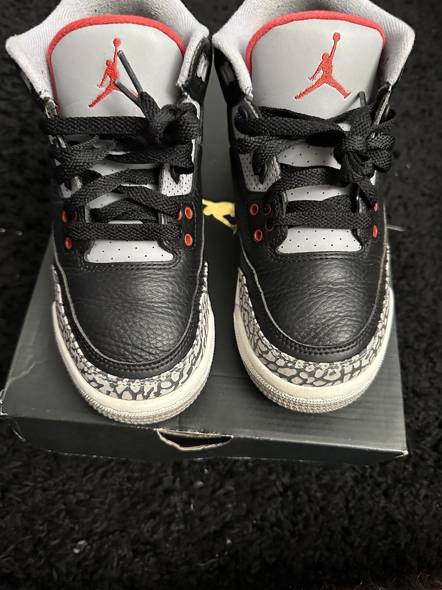 Size 5 - Jordan 3 Retro OG Mid Black Cement | eBay Size 5 - Jordan 3 Retro OG Mid Black Cement | eBay