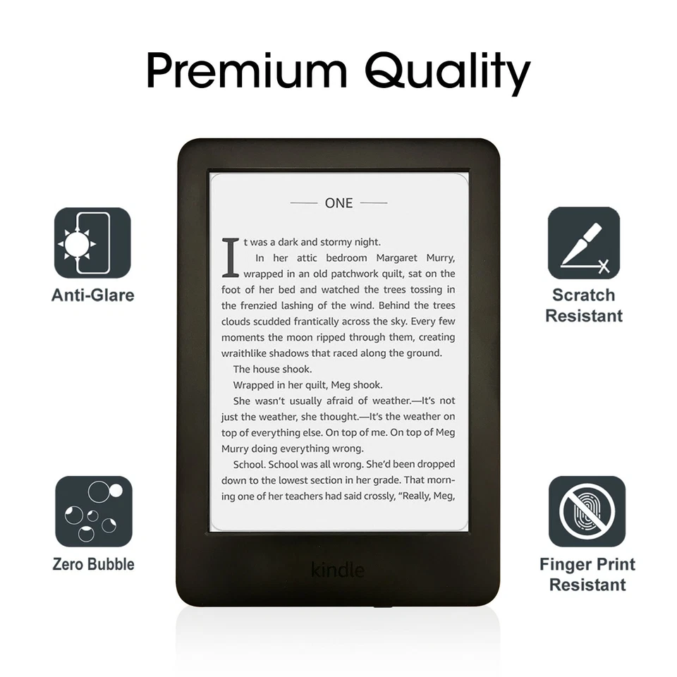 amFilm Matte Screen Protector Film for Amazon Kindle 2019 / Paperwhite (2 Pack) - Image 3 of 4