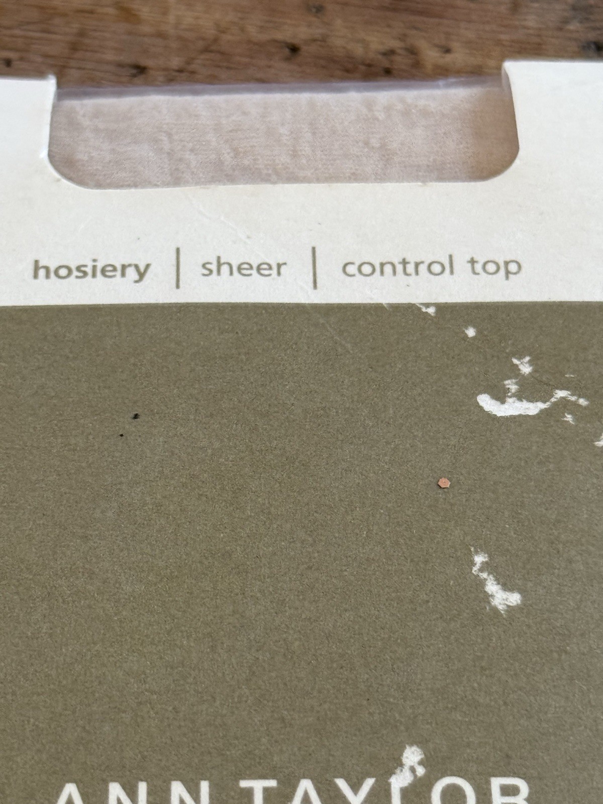 ANN TAYLOR LOFT Control Top Pantyhose~Size 1~CHAMPAGNE Sheer New