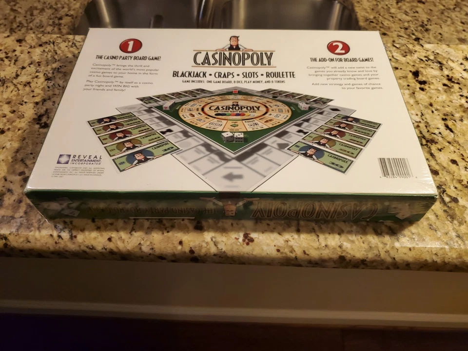 🔥 Vintage Casinopoly Board Game NEW FACTORY SEALED RARE ! - Image 4 of 4