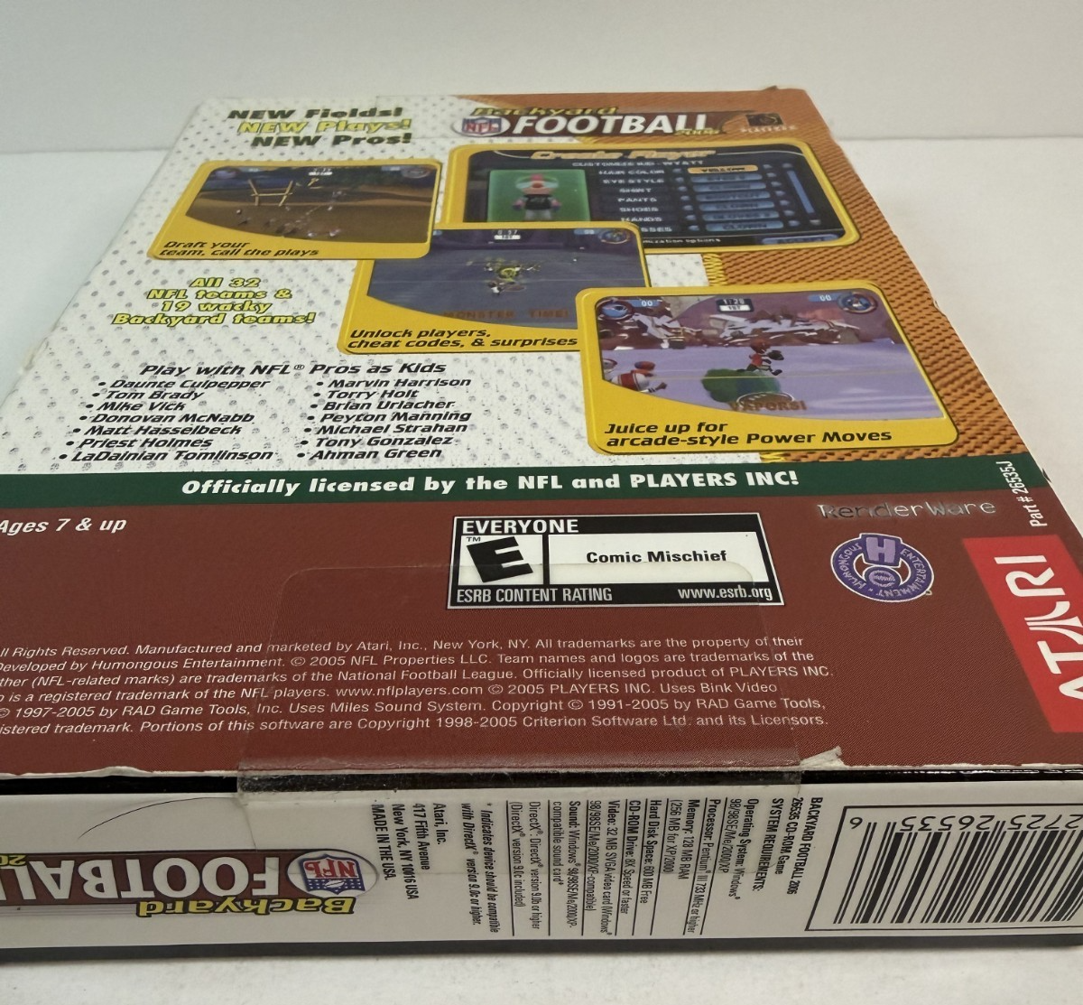 Vintage Backyard Football 2006 NFL PC CD-ROM Computer Video Game